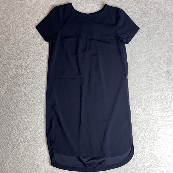 H & M Dark Navy Dress Straight Sexy Casual career Size 8 / Business casual - Picture 1 of 15